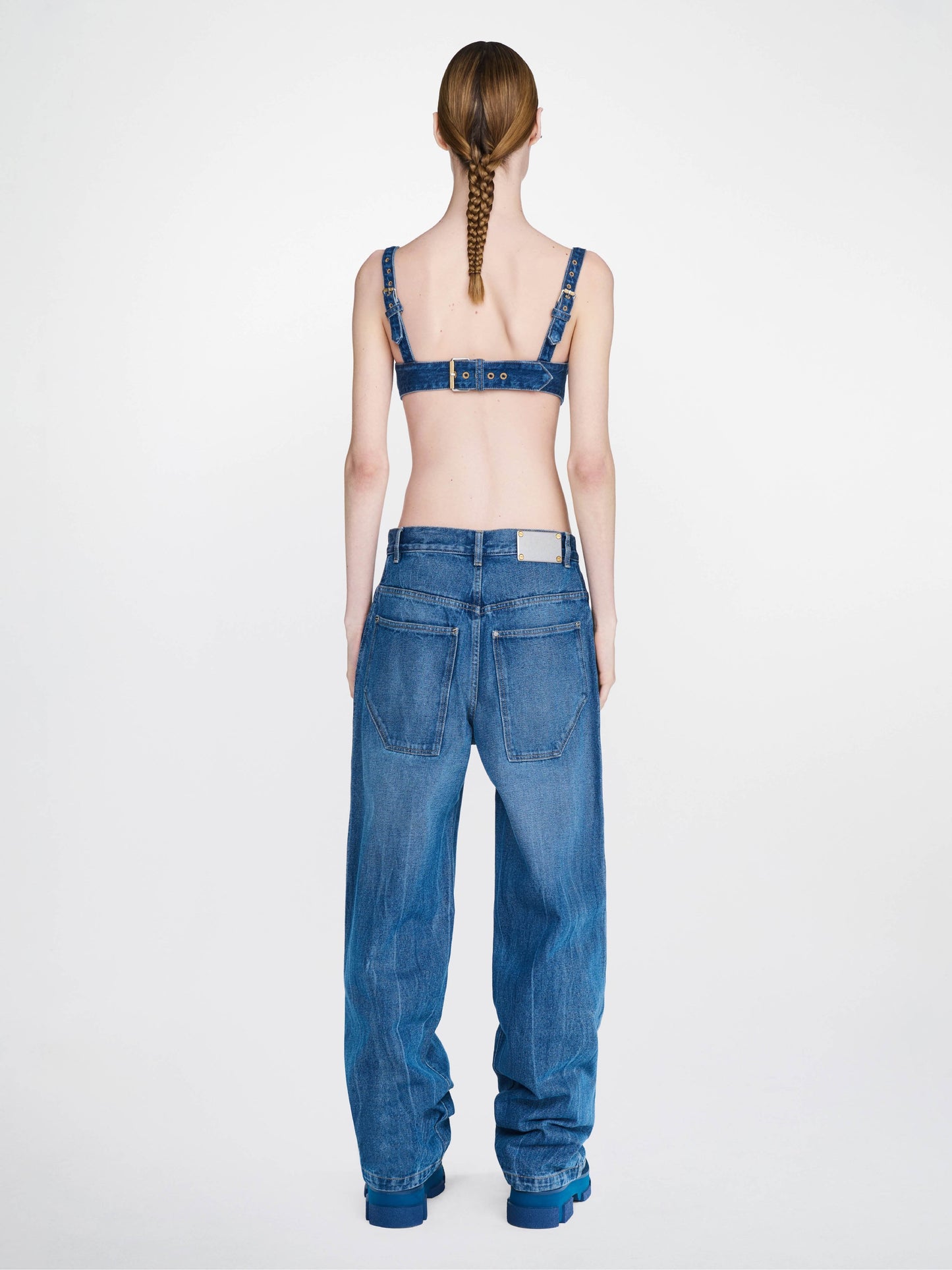 SLOUCHY DARTED JEAN