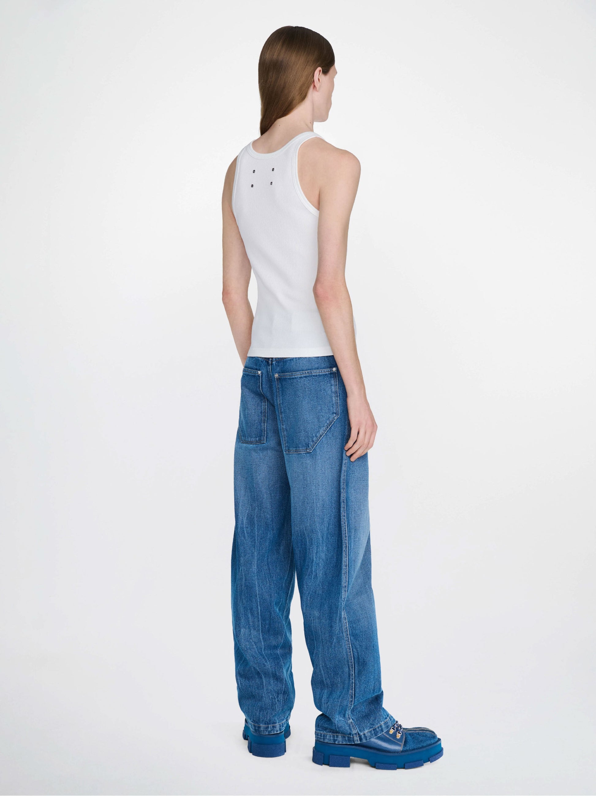 SLOUCHY DARTED JEAN