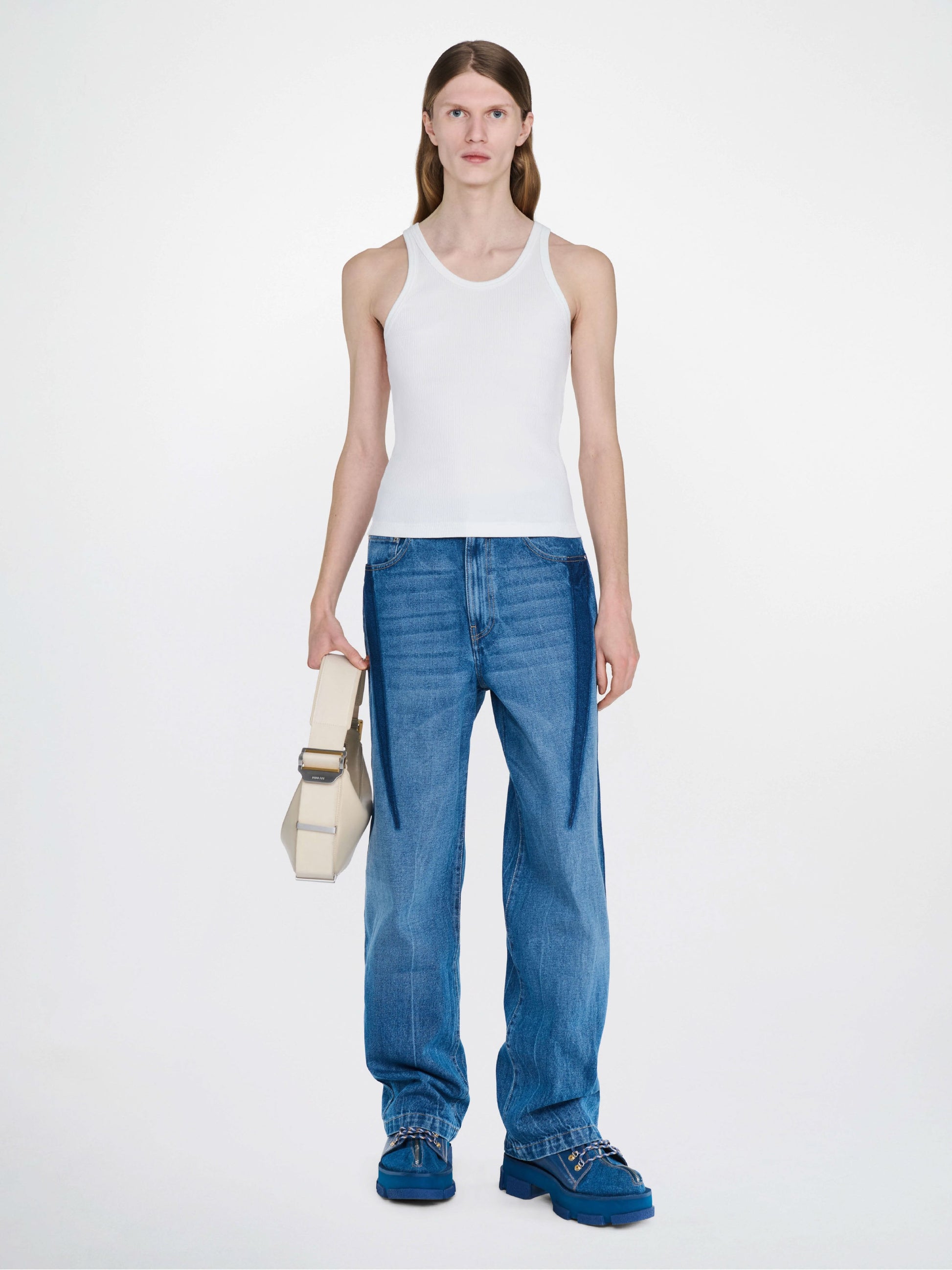 SLOUCHY DARTED JEAN