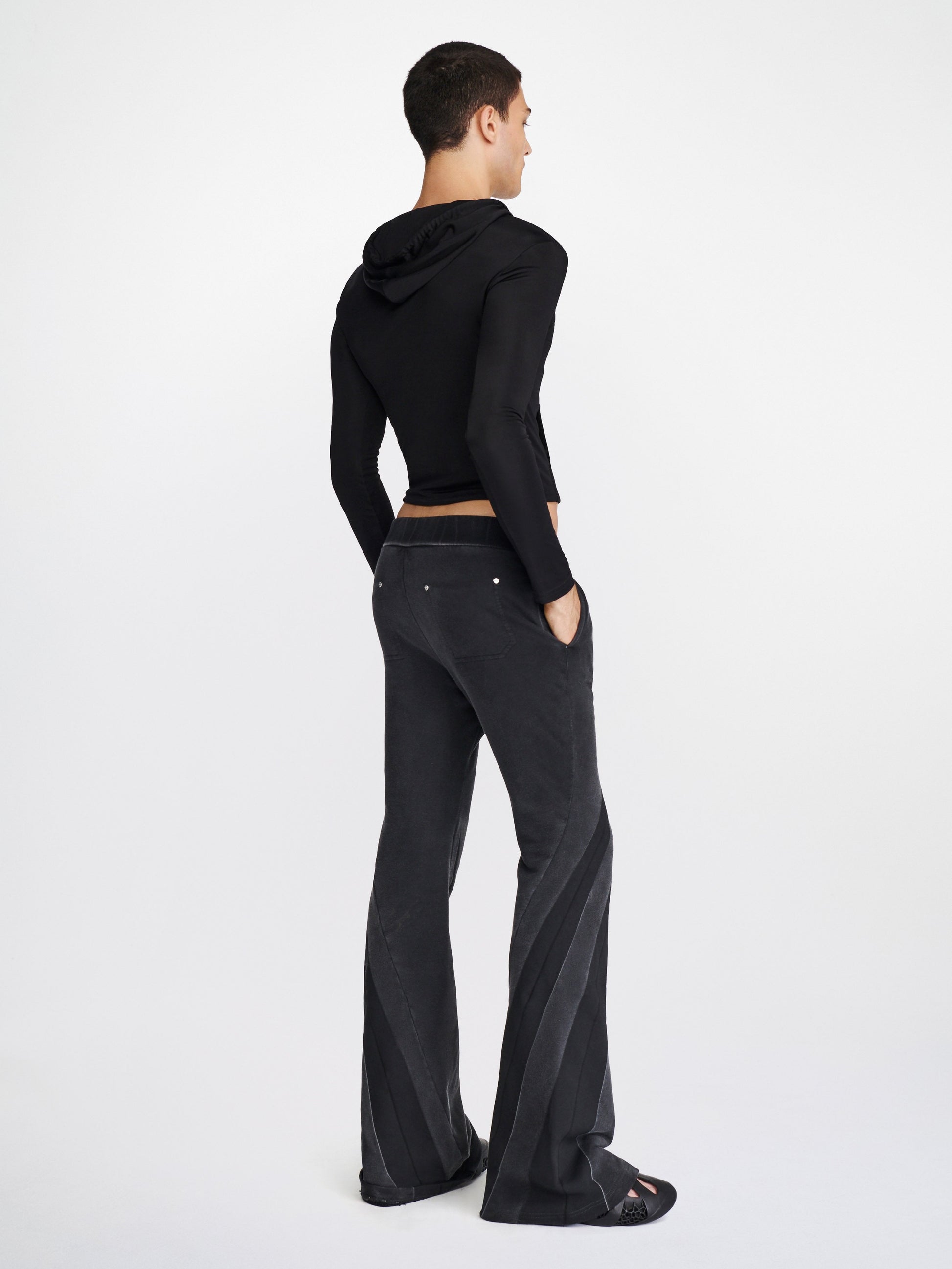 DARTED TERRY PANT