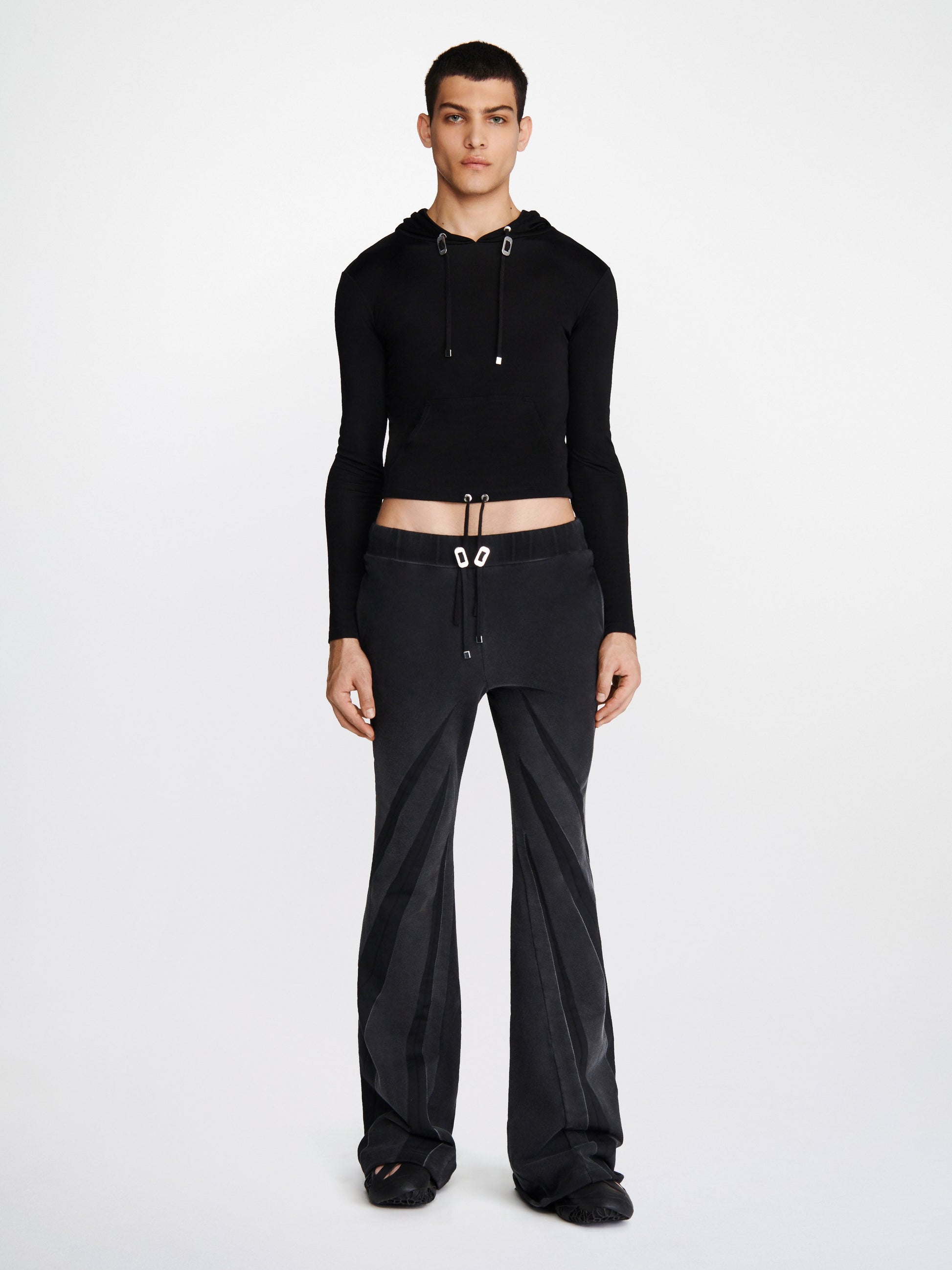 DARTED TERRY PANT